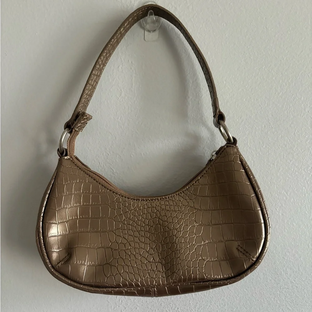 Y2K crazy horse Liz Claiborne shoulder purse - Picture 4 of 10